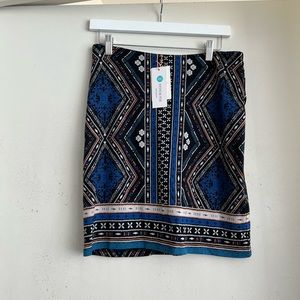 Stitch Fix Skies are Blue Ponte Knit Skirt NWT